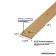 thumbnail image 3 of M-D Building Products 85639 2-1/2 In. X 36 In. Unfinished Hardwood Seam Binder w/ Screws, 3 of 5