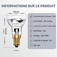 thumbnail image 5 of Lava Lamp Bulb 25w E14 R39 Warm White Warm White Reflector Bulb Ses Small Edison Screw Incandescent Spotlight Bulb (pack Of 4), 5 of 5