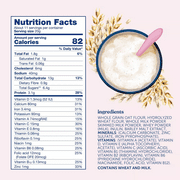 (4 pack) Kendamil Whole Grain Baby Cereal, Creamy Oatmeal, Whole Milk, 2nd Foods, 8oz Box (11-Servings)