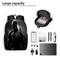 thumbnail image 4 of MARVEL Spider-Man Ergonomic Backpack - Large Capacity, Ultra-Light & Comfortable, Black with Venom-Themed Design, Perfect for Wo, 4 of 6