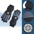 thumbnail image 2 of Winter Ski Snow Gloves for Men, Women, Youth | Touchscreen & Waterproof Cold Weather Hand Warming Gloves Winter Work Gloves,Color:Black, 2 of 6