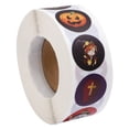 thumbnail image 2 of MasteelfCA 1 Roll/1000pcs Halloween Sticker Self-adhesive Stickers Gift Seal Decals, 2 of 7