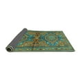 thumbnail image 2 of Ahgly Company Indoor Square Persian Turquoise Blue Traditional Area Rugs, 8' Square, 2 of 4