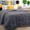 Gray-Lightweight-Queen, variant on Lightweight Comforter White All Season Duvet Insert Breathable Queen Size Summer Bedding Soft Microfiber Cool Down Alternative Quilt With Corner Tabs 88x88 Inch