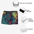 thumbnail image 6 of JUNZAN Neon Zombie Skull Mens Underwear Boxer Briefs for Men’s-Large, 6 of 7
