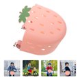 thumbnail image 1 of CHICHUMID 2Pcs Handlebar Basket Pink Plastic Storage for Kids Tricycles Riding Experience, 1 of 1