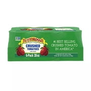 Tuttorosso Natural Crushed Tomatoes, Plastic Bag 6 Pk. 28 oz. - Canned & Jarred Vegetables.