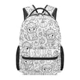 thumbnail image 2 of Backpack For School DIY Blank Colorable Sports Backpack Spacious Zipper Compartment Lightweight Gym Travel Student Tote Bag, 2 of 5