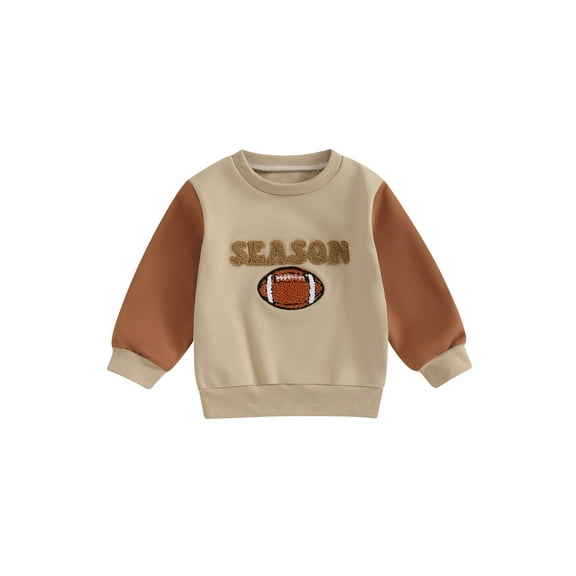 Bagilaanoe Toddler Baby Girl Boy Casual Sweatshirt Long Sleeve Letter Print Pullover 6M 12M 18M 24M 3T 4T Kids Fall Loose Tee Tops