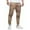 Khaki, variant on Cargo Joggers Men Big and Tall Rip-Stop Hiking Outdoor Twill Track Jogging Sweatpants Trousers Elastic Waist Drawstring Street Hop Trousers Lightweight Casual Cargo Pant,Army Green,M