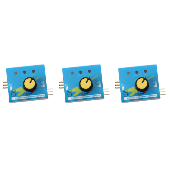 3X Servo Tester CCPM Consistency Master Checker 3CH 4.8-6V