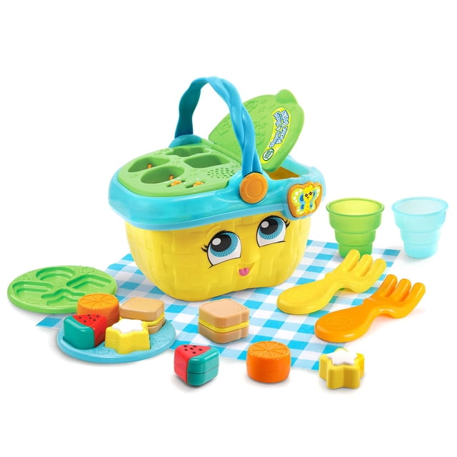 Cesta de pícnic LeapFrog Shapes and Sharing, amarilla, +6 m