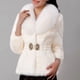 thumbnail image 1 of Abrigo sintético para mujer, elegante, grueso, cálido, de moda, chaqueta larga falsa, abrigo para mujer, 1 of 3