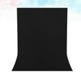 thumbnail image 1 of OULII 1Pack Photographic Studio Photo Backgrounds Black Mixed Cotton Solid Color for Professional Use, 1 of 4