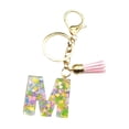 thumbnail image 1 of Llavero Accesorios para bolso Accesorios lindos Llavero Damas Iniciales Llavero Bolso de mujer Colgante, 1 of 2
