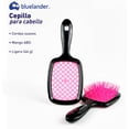 thumbnail image 2 of Cepillo para Cabello Bluelander Antinudos con Mango Ergonómico, Rosa, 2 of 5