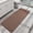Brown-1'5" X 4'11" (Runner), variant on Bath Mat Ultra Thin Bathroom Runner Rugs Large Mats For Quick Dry Non-slip Machine Washable Low Pile Rug Shower Outside Sink Home Decor Accessories.white 1'5"x2'11"(17x35inch)