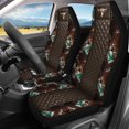 thumbnail image 3 of Uourmeti Longhorn Pattern Automotive Seat Covers Full Set Protect Car Seat Covers Sets, Breathable Compatible with Sedans Truck, 3 of 10