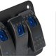thumbnail image 2 of Panneau d'interrupteurs à bascule 3 gangs 12-24 V avec éclairage LED pour camping-car, voiture, bateau, 2 of 4