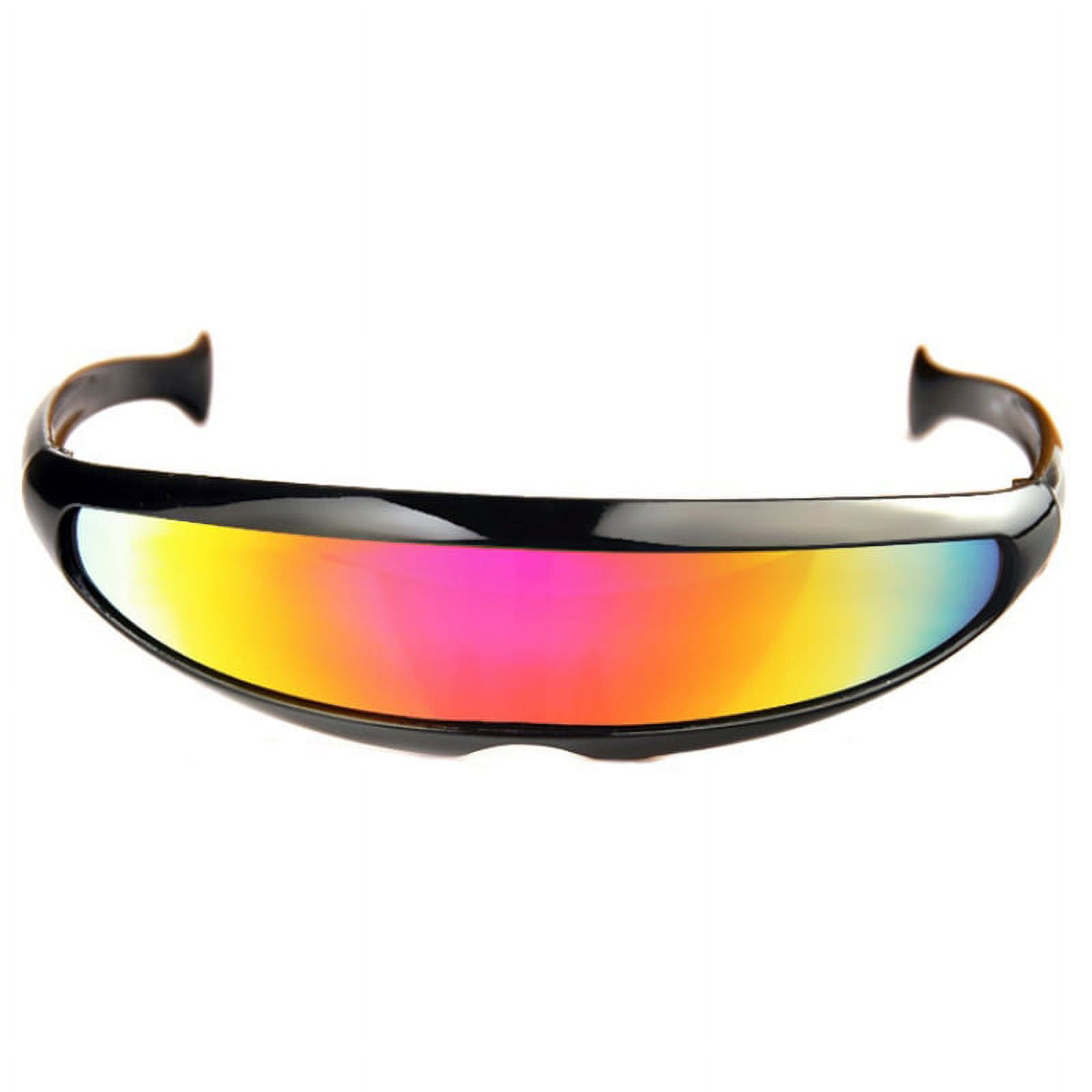 Futuristic narrow hotsell cyclops sunglasses