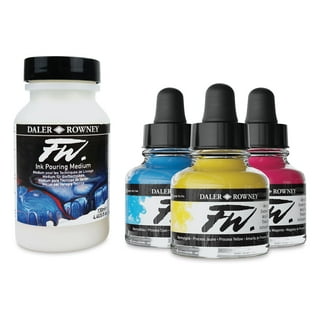 Daler-Rowney FW Acrylic Artists Ink Set, 3-Color Starter Set