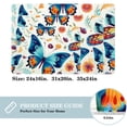thumbnail image 2 of Butterfly Non-Slip Polyester Office Mat, Door Rug, Indoor Mat - Machine Washable, 2 of 6
