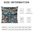 thumbnail image 5 of HENGT Bohemian Dragonfly Throw Pillow Covers Vintage Mandala Flowers Decorative Pillow Cases Exotic Boho Style Cushion Covers for Home Bed Sofa Office, 5 of 5
