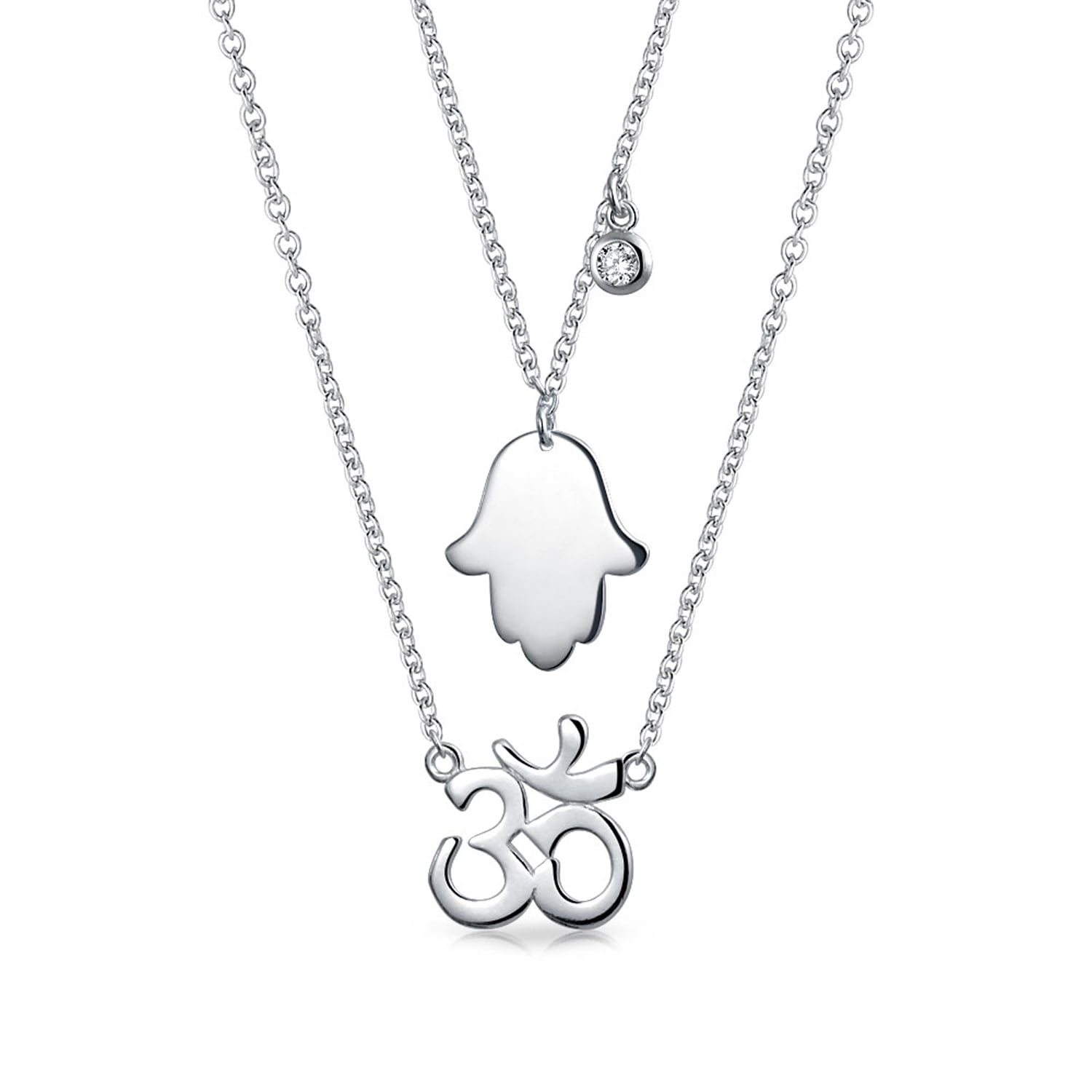 Hamsa Hand Protection Earrings Silver 925 Bohemian Gypsy Style Yoga Life 