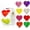 Silver, variant on Glitter Heart Stickers, Yayun Colorful Shiny Heart Stickers for Kids Reward, 500Pcs 1 inch Shiny Love Stickers for School Classroom Supplies, Wedding, Birthday Party Decoration (8Colors)