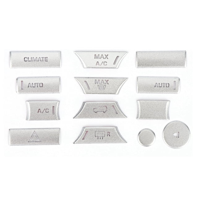 Air Conditionné de Voiture Bouton Patch Garniture Fitfor Land Rover, 13pcs Voiture Climatiseur Voiture Climatiseur Bouton Patch Garniture Air Conditioner Bouton Garniture Conception de Classe Mondiale