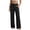 BRS45-Black, variant on Womens Butterlift Wide Leg Pants Pockets - High Waisted Athletic Pants Lightweight Workout Lounge Yoga Loungewear Casual Womens Brown L