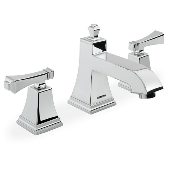 Speakman SB-1321-E Rainier Widespread Stylish Bathroom Sink Faucet, 8 inches, Polished Chrome