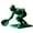 H, variant on Green Baseball Soldier Figurine, 1.95 inch, Handcrafted Plastic Decoration, Adds Sporty Personality to Home or Office, Perfect Gift for Baseball Fans