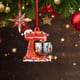 thumbnail image 4 of Adornos navideños para batidas de horno | Decoración plana de acrílico colgante 8x6,5cm | Plástico de doble cara | Retrovisor del coche y decoración del árbol | Recuerdo navideño | Resistente al, 4 of 9