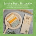 thumbnail image 3 of Ibambo Bamboo Disposable Plates, Compostable Paper Plates, Round Tableware, 7 in., 1000-Pack, Environment-Friendly, 3 of 9