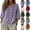 #01 Purple, variant on Cotton Linen Shirts for Women Trendy Retro Embroidered 3/4 Sleeve Boho Blouse Dressy Casual Bohemian Tops Loose Tunics ,3XL,#01 Beige