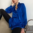 thumbnail image 7 of Clothing 2025 Super Soft Wrinkle Free Button Down Shirts for Women Formal Work Dress Blouses Tops Womens Button Down Shirts Boyfriend Long Sleeve Oversized Blouses Tops, 7 of 7