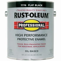 RUST-OLEUM K7776-402 K7776402 High Performance Oil Based Rust Preventive Protective Enamel Paint, 1 gal, Flat Black
