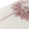 thumbnail image 5 of JWH 3D Room Decorative Flower Pillow Cover in Sunflower Shape 18x18inch Dusty Pink for Sofa Chair Couch Decoration, 5 of 9