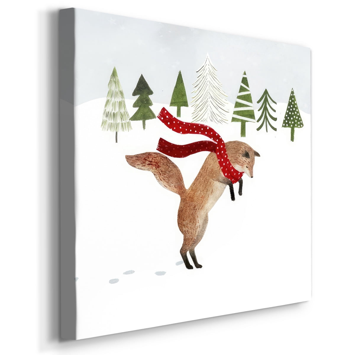 Woodland Christmas III- Gallery Wrapped Canvas
