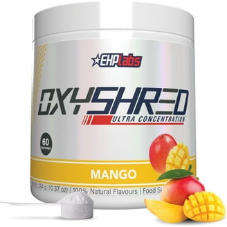 Free Shipping! EHP Labs OxyShred Pre Workout Powder Peach 60