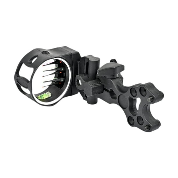 Mira telescópica para arco,Mira de arco ajustable,mira de arco compuesta,Pin Compacto Muy Visible Ligero,Accesorios Robusto Profesional Ajustabilidad,Flexibilidad de los accesorios para