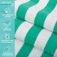 thumbnail image 2 of Arkwright Oversized California Beach Towels - Ringspun Cotton Pool Towel - 30 x 70 in. - (4 Pack) Green, 2 of 12
