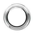 thumbnail image 1 of Anillo de salida de bañera, 2-1/4" ID x 3-9/16" OD, tapa decorativa para el grifo de bañera, anillo de sellado para remodelación de baño, plateado, 1 of 6