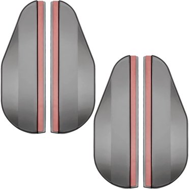 2-Pack Carbon Fiber Look Side Mirror Rain Visors For SUVs & Cars – Universal Fit
