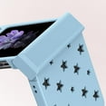 thumbnail image 4 of Compatible with Z Flip 5 Cute Case Cool Hollow Star Frosted Matte Lightweight Shockproof Anti-Scratch Hinge Protection Fashion Luxury Shockproof Cover for Women Girls, 4 of 9