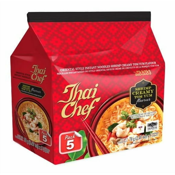 Thai Chef Instant Noodles Shrimp Creamy Tom Yum Flavour