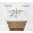 thumbnail image 6 of Momo 24 in. Bath Vanity Set in Oak with White Quartz Top and Undermount Basin, 6 of 8