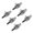 4, variant on 6pc Christmas Decoration Nutcrackers Napkin Rings Holder for New Year Wedding Home Christmas Party Table Decor Accessory