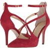 Jessica Simpson Wynnley Maraschino Red Stiletto Heel Strappy Ankle Buckle Pumps